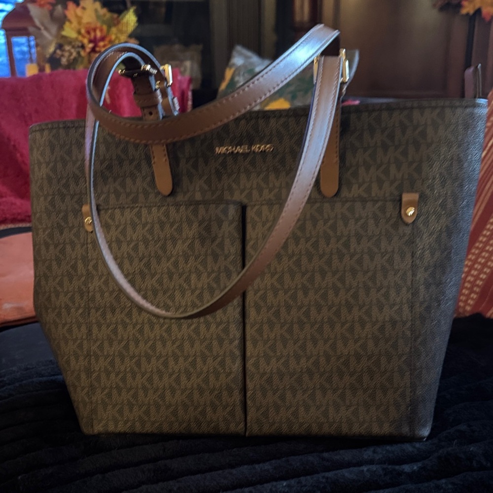 Michael Kors Signature Brown Tote